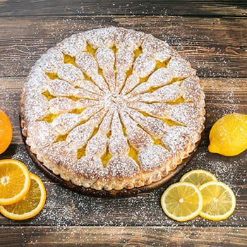 Осетинский пирог с апельсином