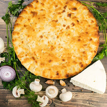 Осетинский пирог с грибами