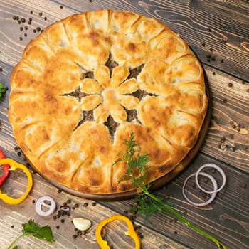 Осетинский пирог с индейкой