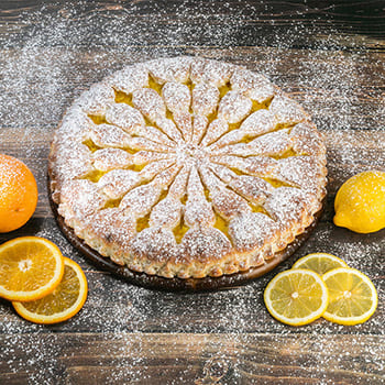 Осетинский пирог с лимоном и апельсином