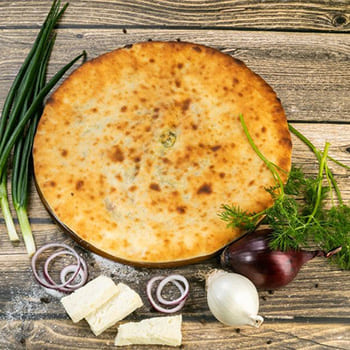 Осетинский пирог с луком