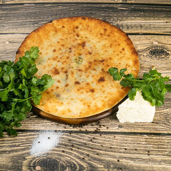 Осетинский пирог со шпинатом