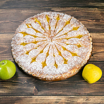 Осетинский пирог с яблоком